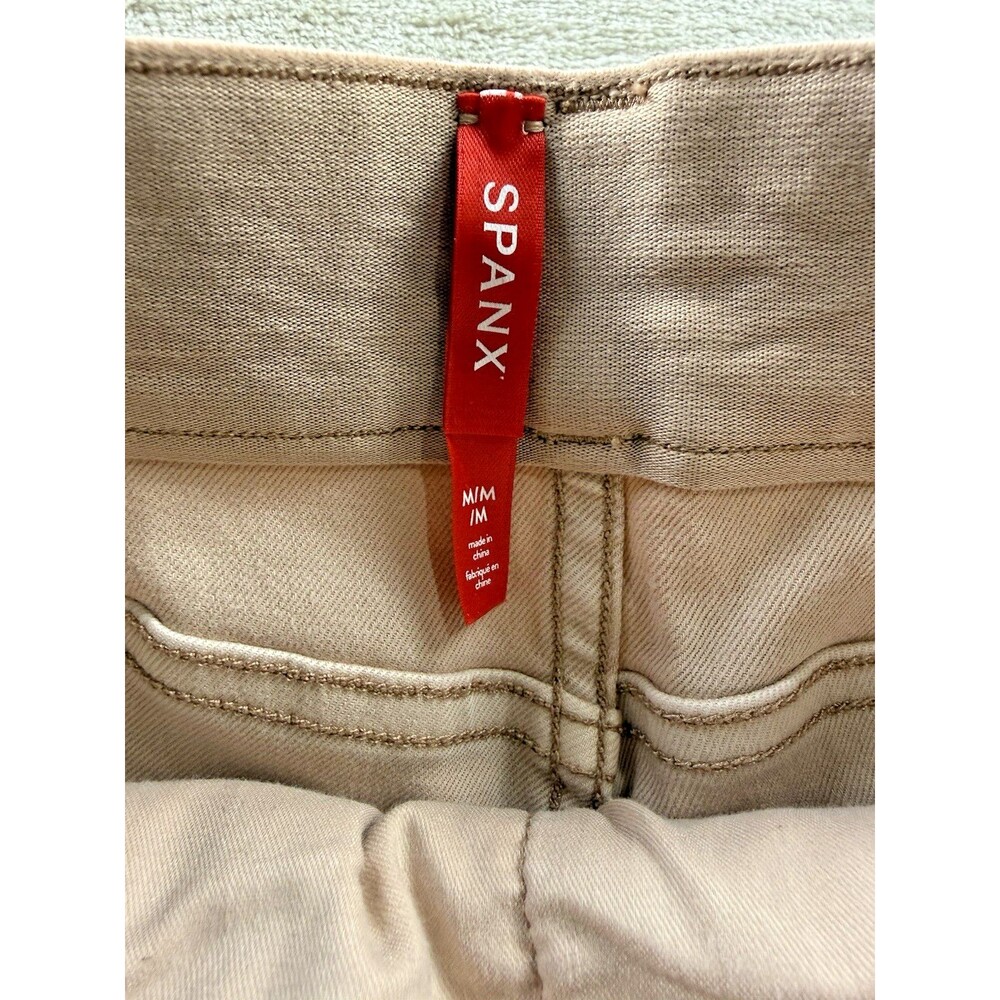 Spanx Pull-on Stretch Twill Shorts Women’s Medium Pale Pink - Picture 3 of 9